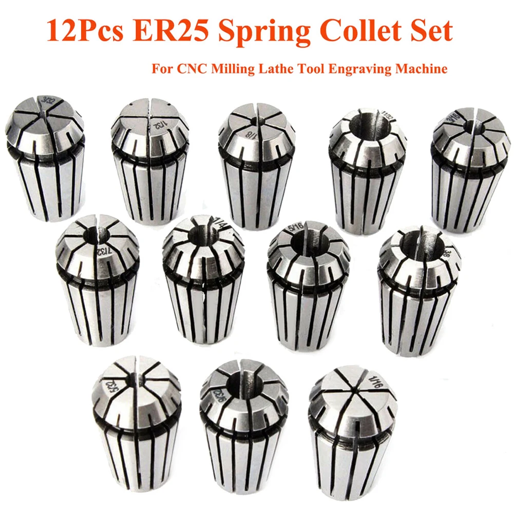 

ER11/ER16/ER20/ER25/ER32/ER40 Spring Collet Precision Collet Chuck Set For CNC Engraving Machine Milling Lathe Tool Holder