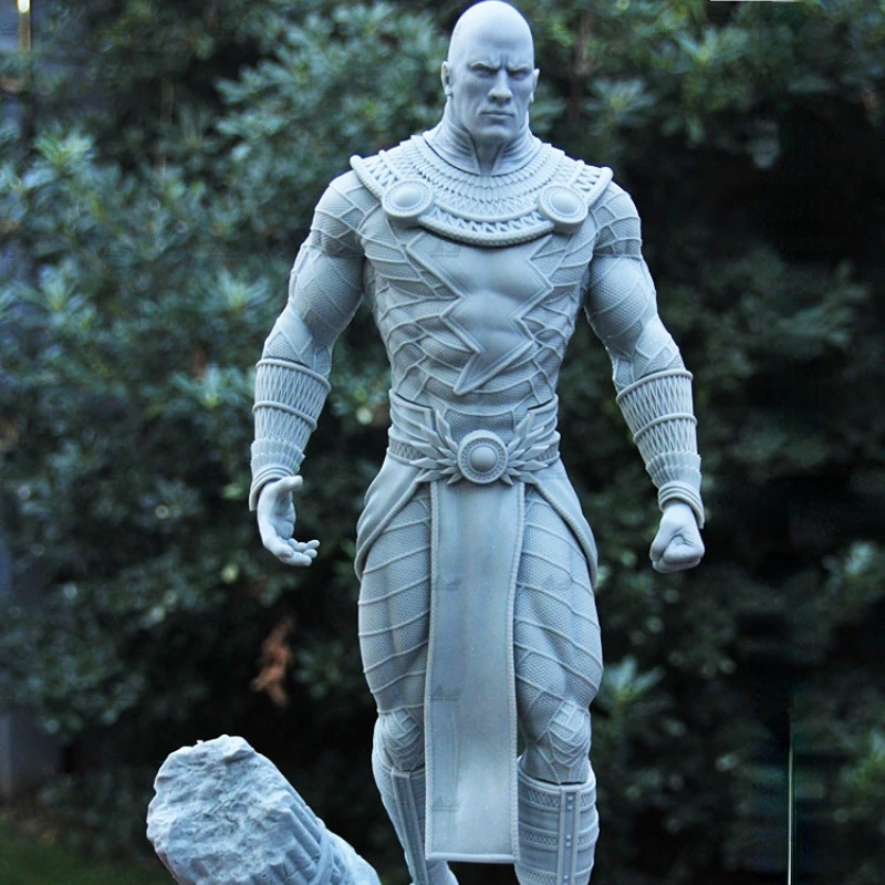 

Black Adam Diy Resin Figure 1/24 Scale 75mm Assemble Model Kit Unassembled Dioramas Unpainted Statuettes Toy