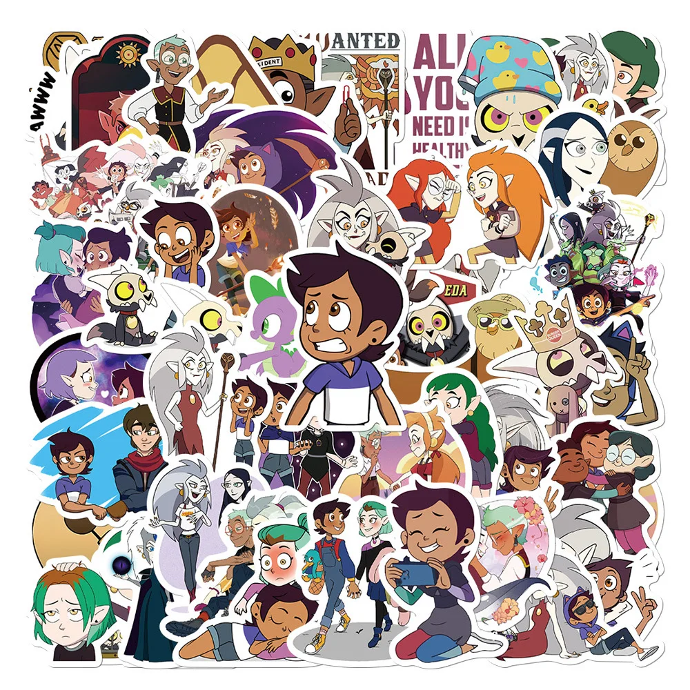 

10/30/50/100PCS Disney Cartoon The Owl House Sticker for Kids Toys DIY Diary Laptop Luggage Skateboard Waterproof Sticker Packs