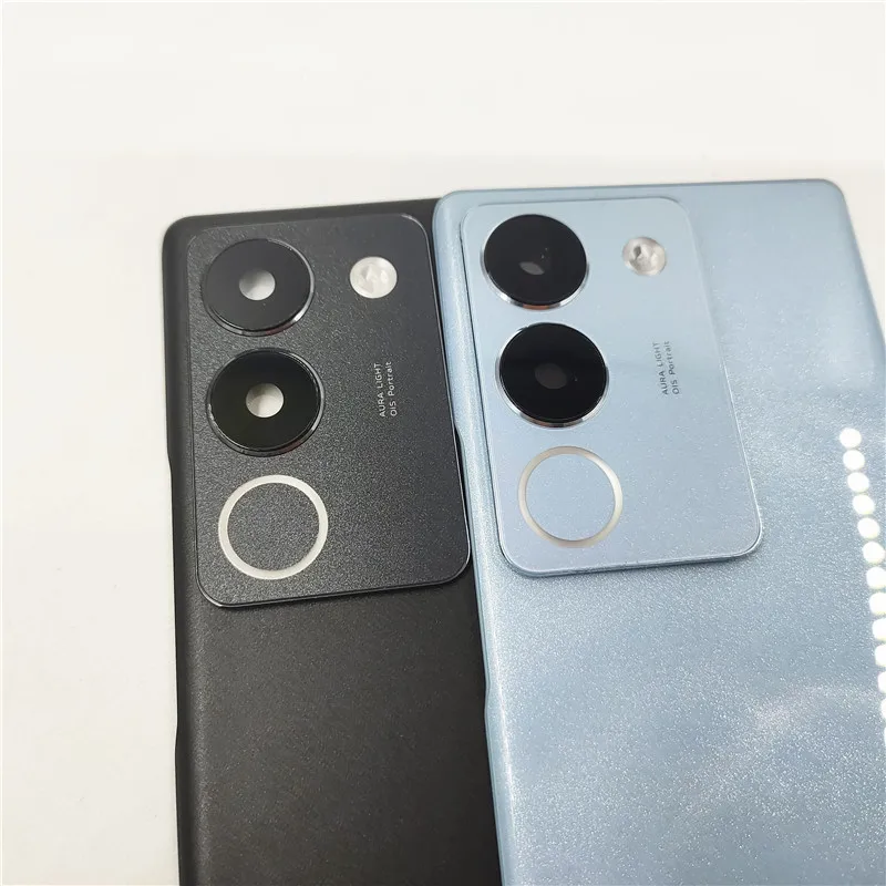 Фото Задняя крышка аккумулятора для телефона vivo V29, сменный чехол V29 Pro с объективом камеры №3