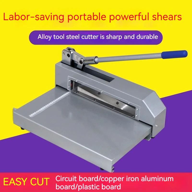 

XD-322Strong ShearingCuttingKnife Aluminum SheetCutter Heavy Duty PCB Board Polymer Plate Metal Steel Sheet Cutting MachineShear
