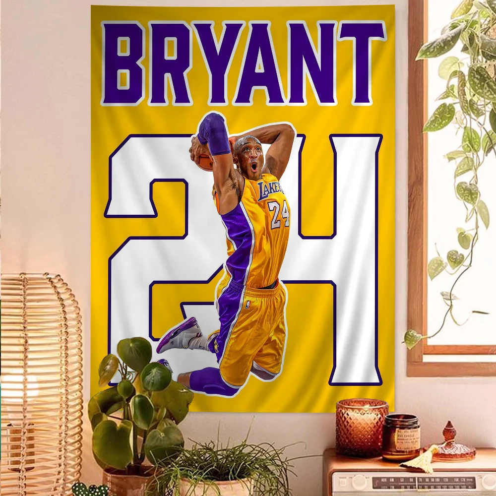 K-Kobe B-Bryant Настенный Гобелен DIY Подвесной Хиппи Стиль Футбольная Звезда Декор
