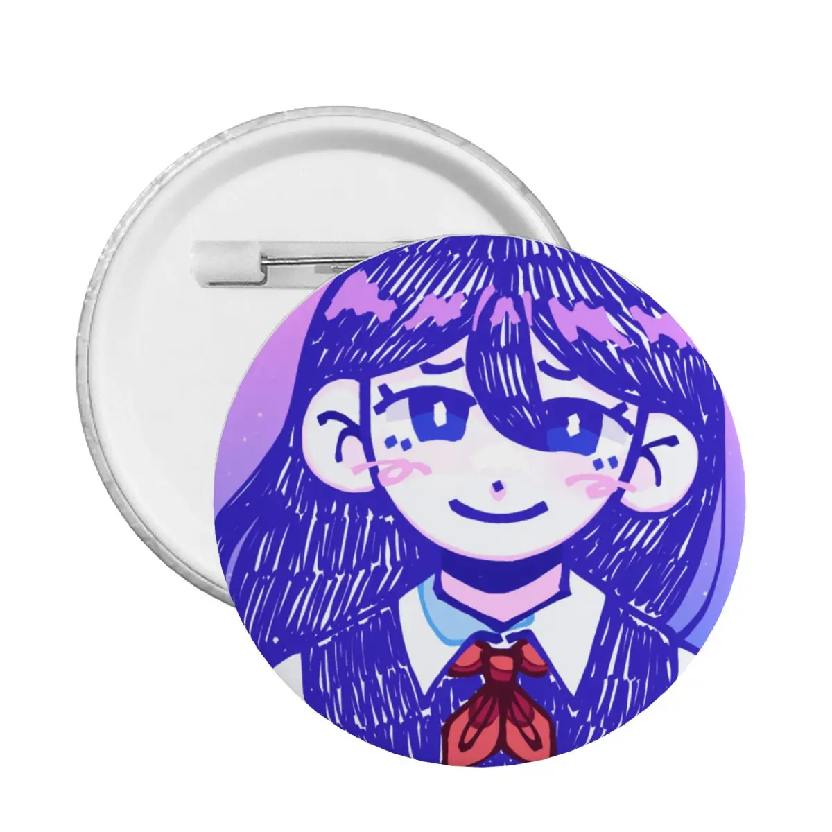 Круглая булавка на пуговицах для манги рюкзака настраиваемая брошь булавке
