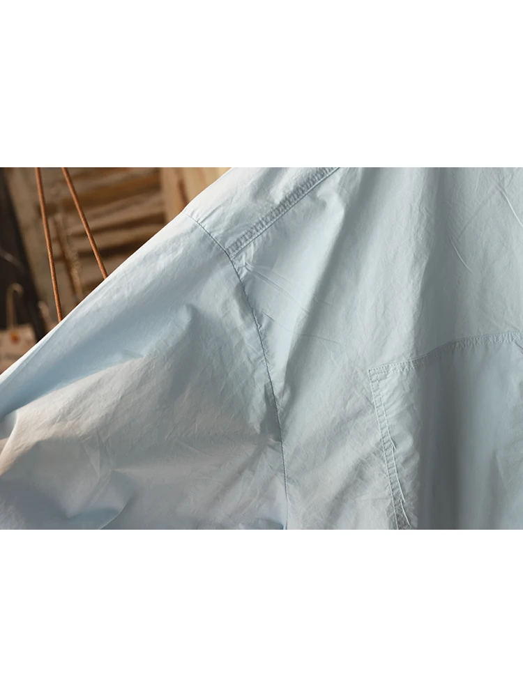 Осень 2024 модная повседневная художественная свободная рубашка больших размеров