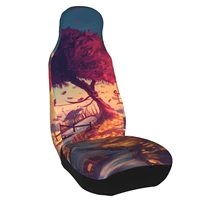 3d custom print universal fits most cars green plants trees automobiles car seat covers accesorios coche interior