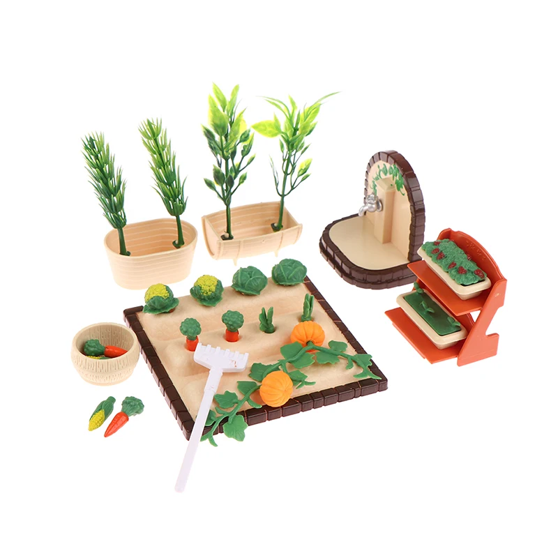 

Мини-лопатка для кукольного домика, садовая мини-лопатка для овощей и растений, аксессуары для посадки на открытом воздухе