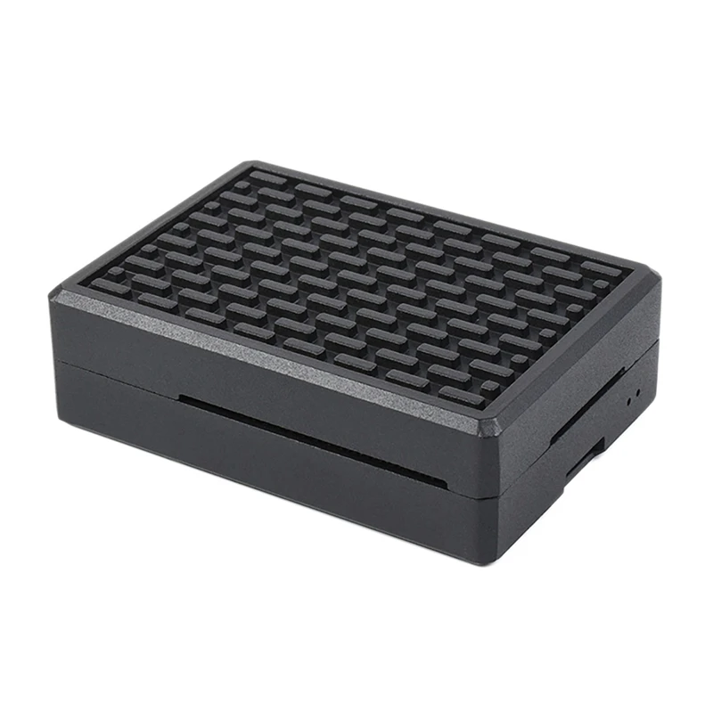 

Чехол Waveshare из алюминиевого сплава для Raspberry Pi 4B, матовый чехол с решеткой и отверстием тепла