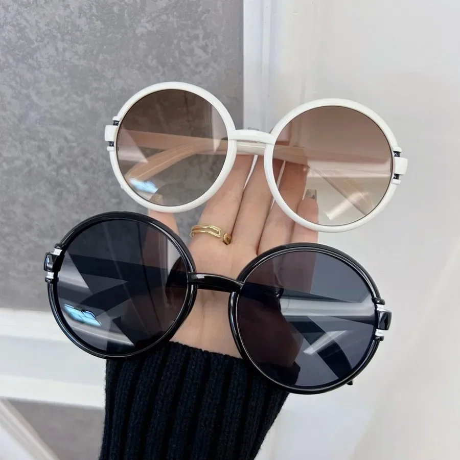 Пластиковые круглые солнцезащитные очки Oculos De Sol | AliExpress