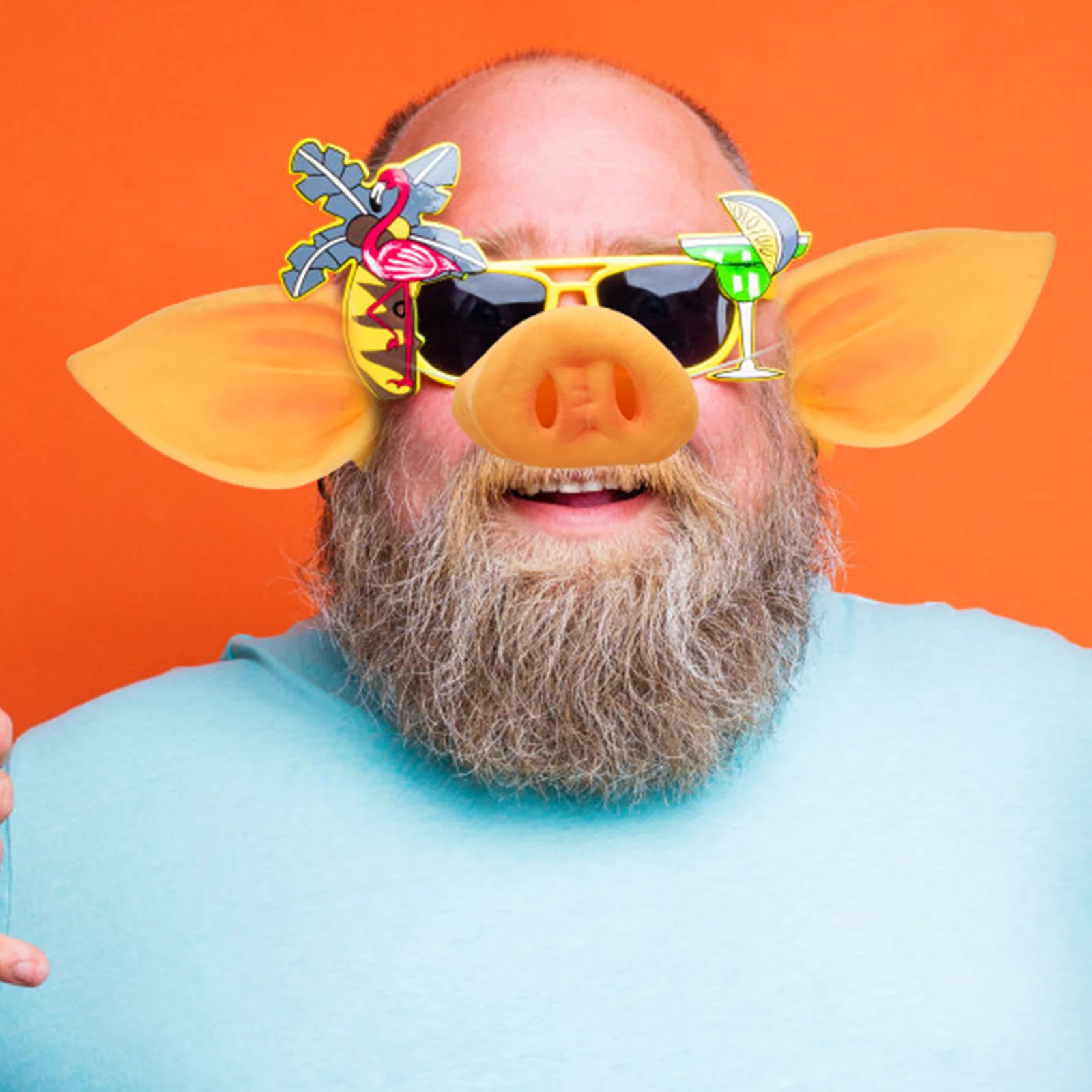 

Эмульсионный костюм для косплея для взрослых на Хэллоуин с ушками носа и мордой