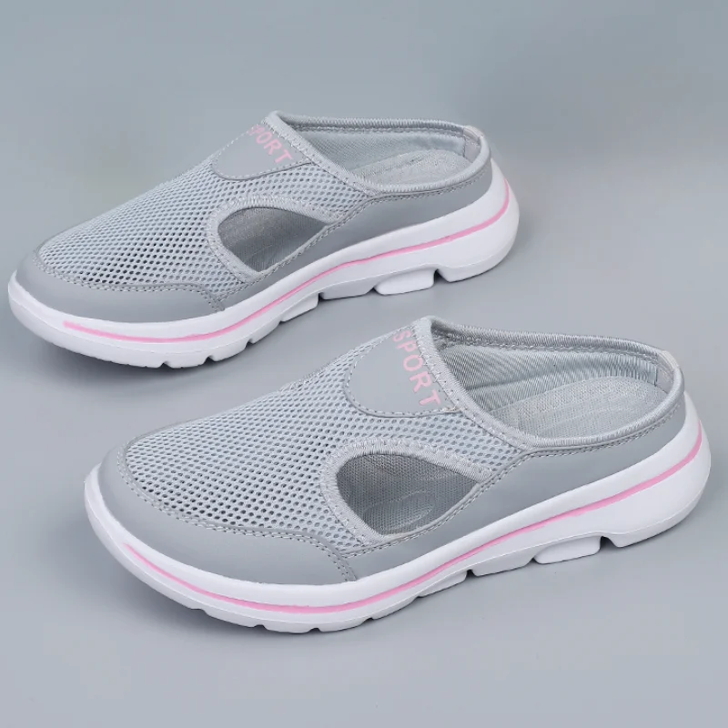 

Women's Slippers Fashion New Casual Slippers Thick Sole Women's Shoes Mesh Surface Breathable Outdoor Slippers Shoes for Women