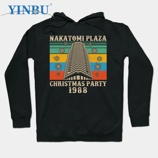 

Nakatomi Plaza Рождественская вечеринка 1988 винтажный Рождественский пуловер Толстовка 2023 Новинка модная одежда