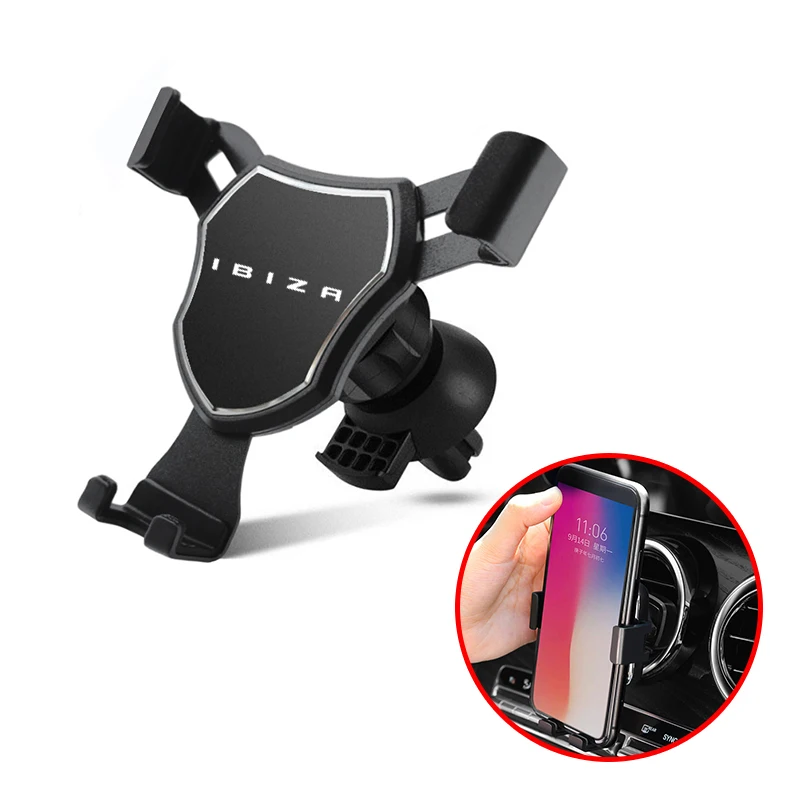 

For Seat ibiza Car Phone Holder Universal GPS Gravity Navigation Bracket Interior Accessories