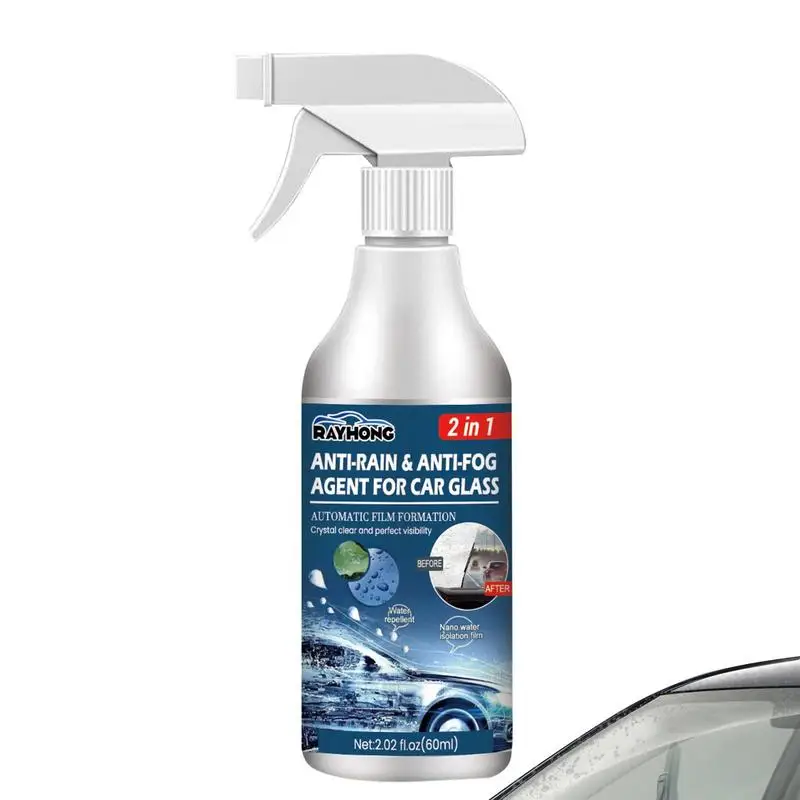 

60ml Car Windshield Rearview Mirror Window Anti-fog And Rain-proof Agent To Prevent Fogging And Improve Driving Visibility