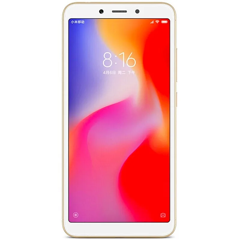 Original Smartphone Xiaomi Redmi 6A Wholesale Cheapest Xiaomi Mobile Phones Unlocked Android Google Play Redmi 6 Global Frimware