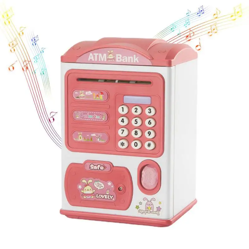 

Savings Box Electric Cute Kids Savings Bank With Password Savings Bank For Kids Large Capacity Coin Bank With Bill Slot Colorful