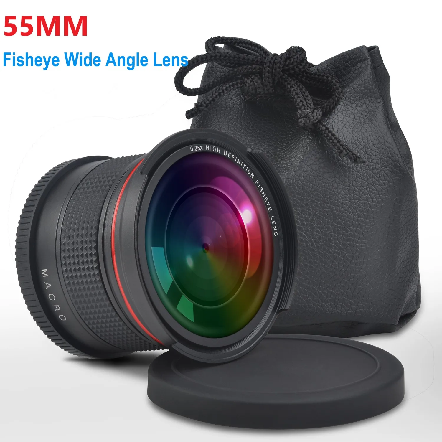 

55MM 0.35x Wide Angle Fisheye Lens for Sony Alpha Series SLT-A99V, A99II, A99, A77II, A77, A68, A58, A57, A850,A700,A500,A330