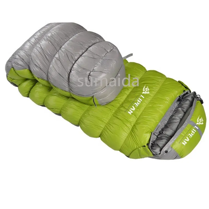 

2022 New Naturehike Goose Down Mummy Sleeping Bag Winter 20D 400T Nylon Waterproof Warm Sleeping Bag Portable Camping Travel