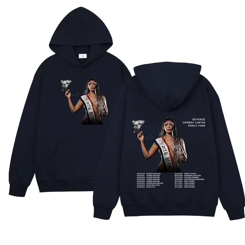 Бейонсе Ковбой Картер World Tour 2025 Новый альбом Толстовка Мужчины Женщины мода