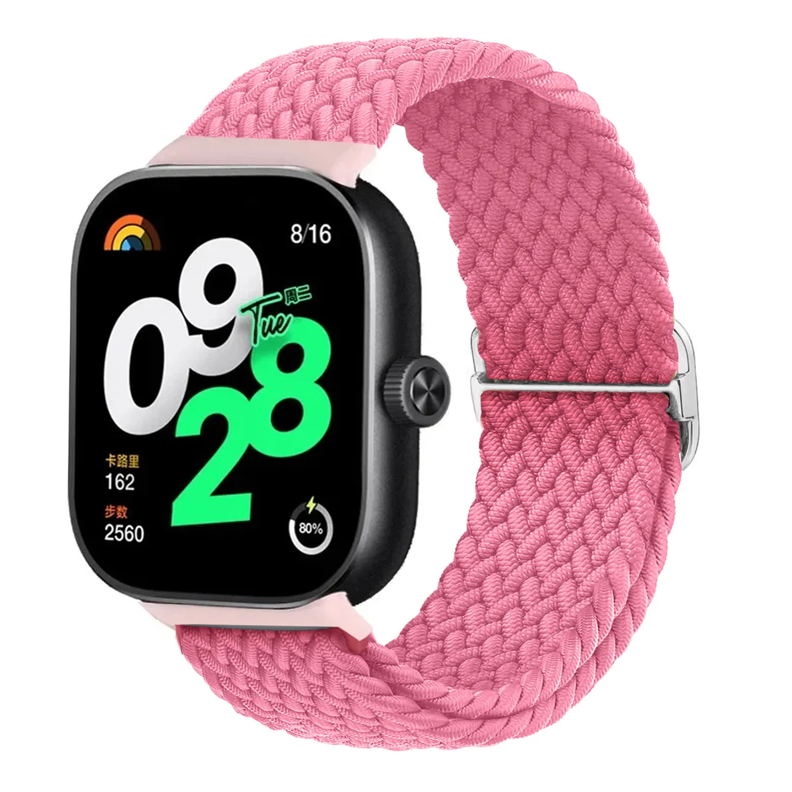 Ремешок Плетеный для Xiaomi Redmi Watch 4 эластичная соло-петля регулируемый спортивный