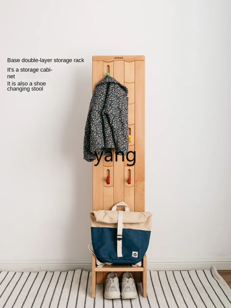 Напольная деревянная вешалка Yhl для детской спальни прикроватная пальто одежды
