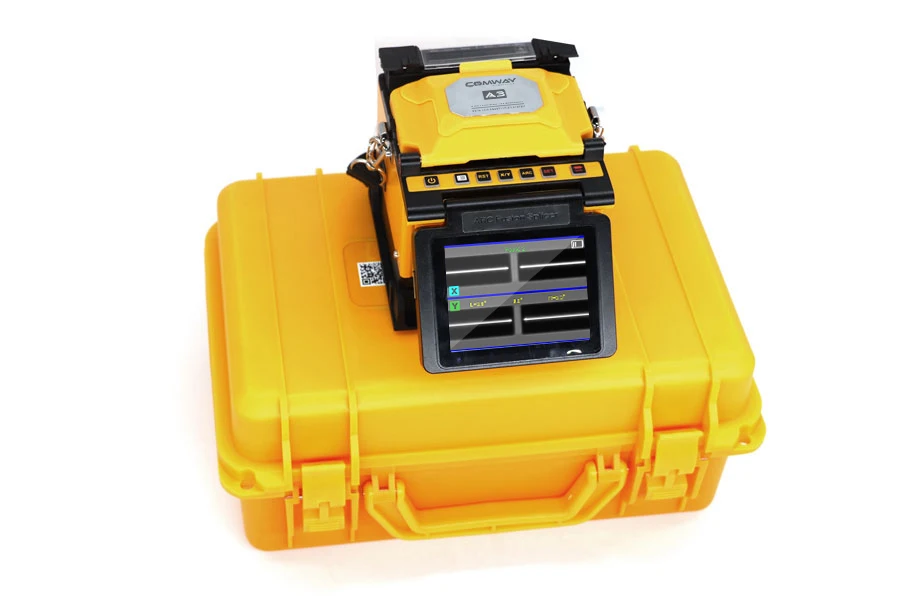 Multi-language Comway A3 optical fusion splicer strong performance fiber endface melter 2 in 1 ARC Splicing machine Touch screen