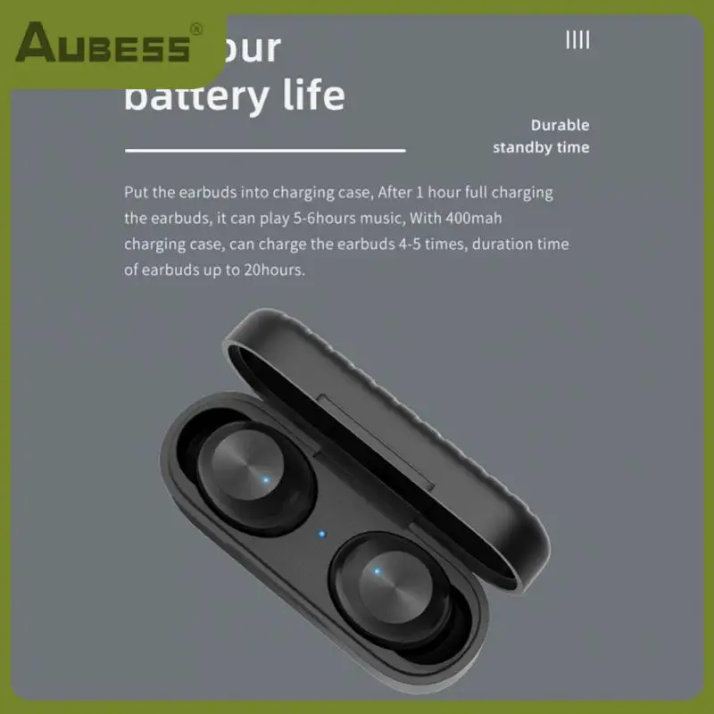 

With Microphone Tws Earphone Waterproof Wireless Sport Headphone Touch Control Hd Call bluetooth-compatible 5.0 Earbuds