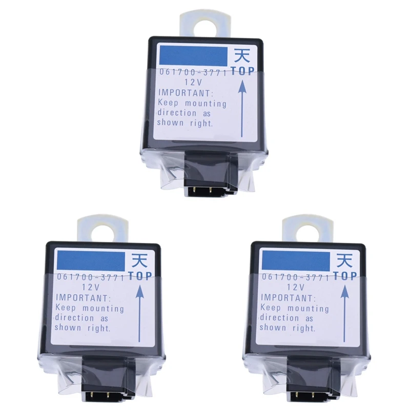 3X электромагнитное реле остановки экскаватора для Kubota 061700 -3770 -3771 -3760