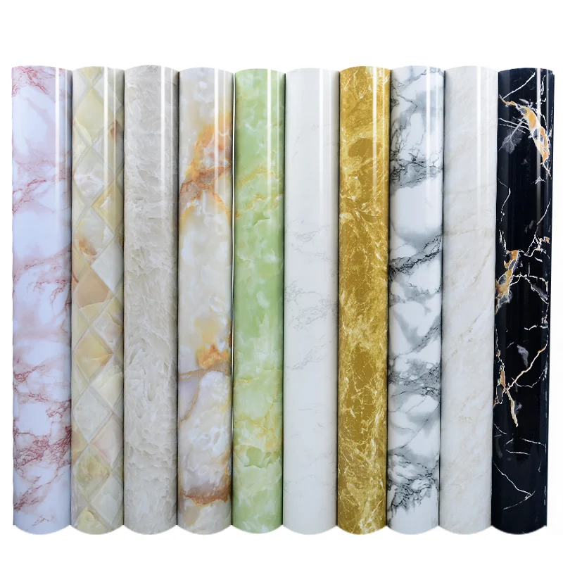 

Vinyl Wallpaper Waterproof Wallpaper For Bathrooms Modern Kitchen Wallpaper