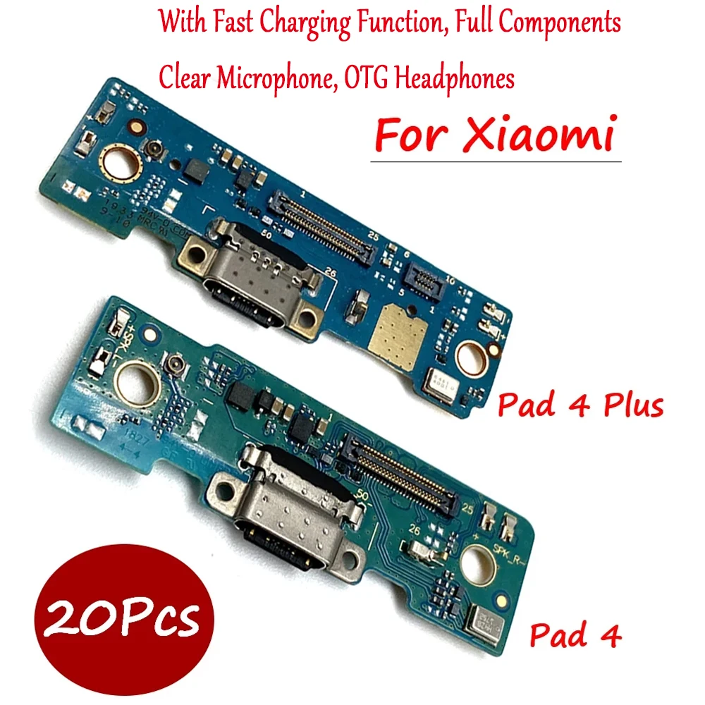 20 шт. новый протестированный USB-порт для зарядки разъем гибкий кабель Xiaomi Mi Pad 4 Plus