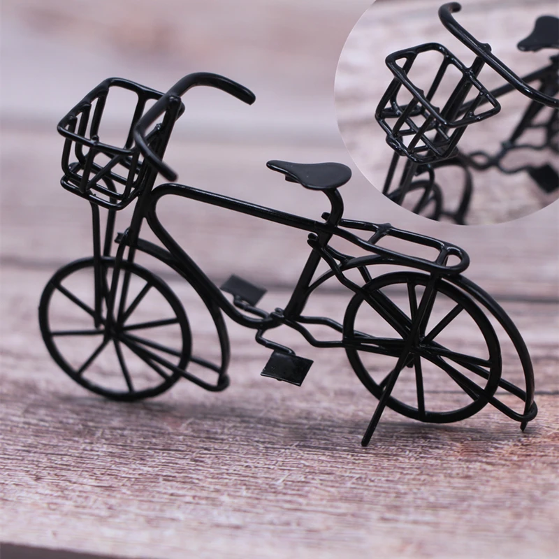 Metal Bike Model Sculpture Retro Classic Handmade Collection