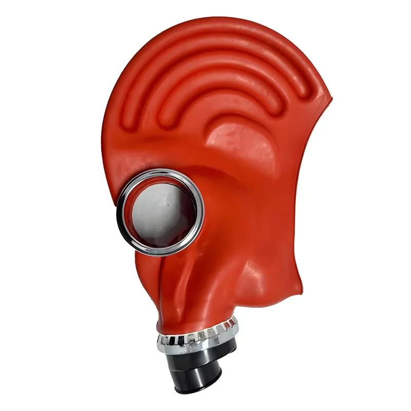 

Креативная маска из натурального каучука, красный/черный, противогаз на всю голову, спрей для рисования, пестицидов, химическая профилактика, респираторная маска на Хэллоуин