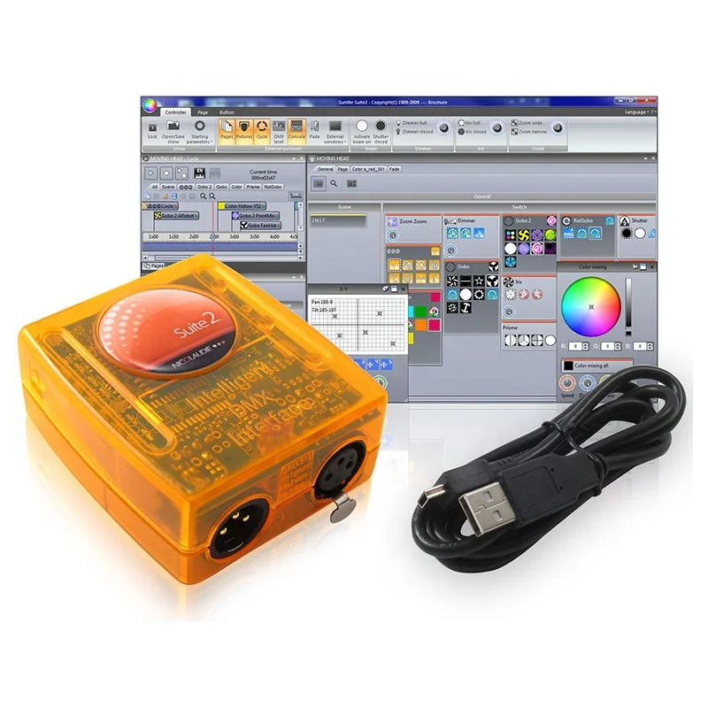 

sunlite suite2 512BC Intelligent USB DMX INTERFACE DMX Controller