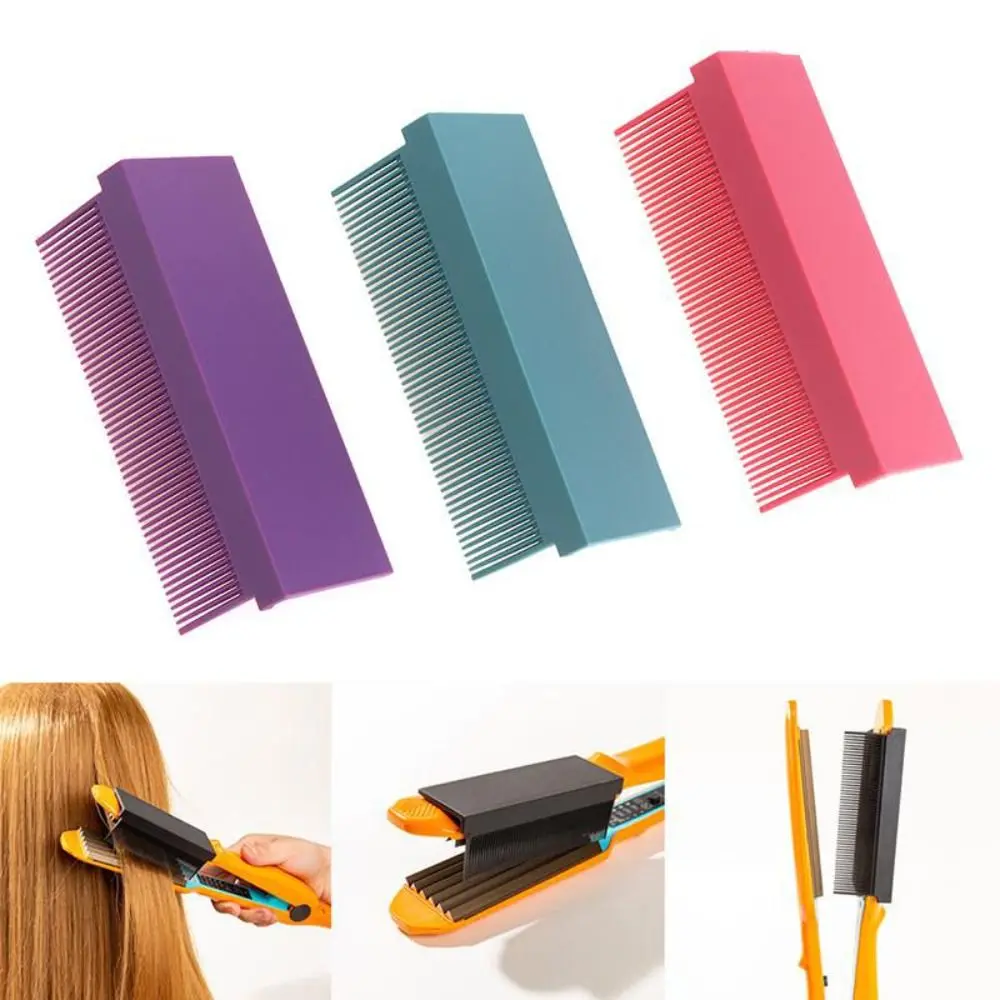 

Multifunctional Styling Tool Carbon Fiber DIY Hair Straightener Straightening Comb Attachment Comb Hairdressing