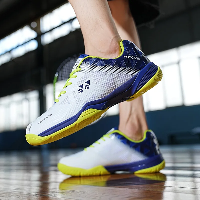 Unisex Badminton Shoes Men's Tennis Sneakers Youth Court Training Badminton Jogging Shoes Volleyball Sneakers Size 36-45