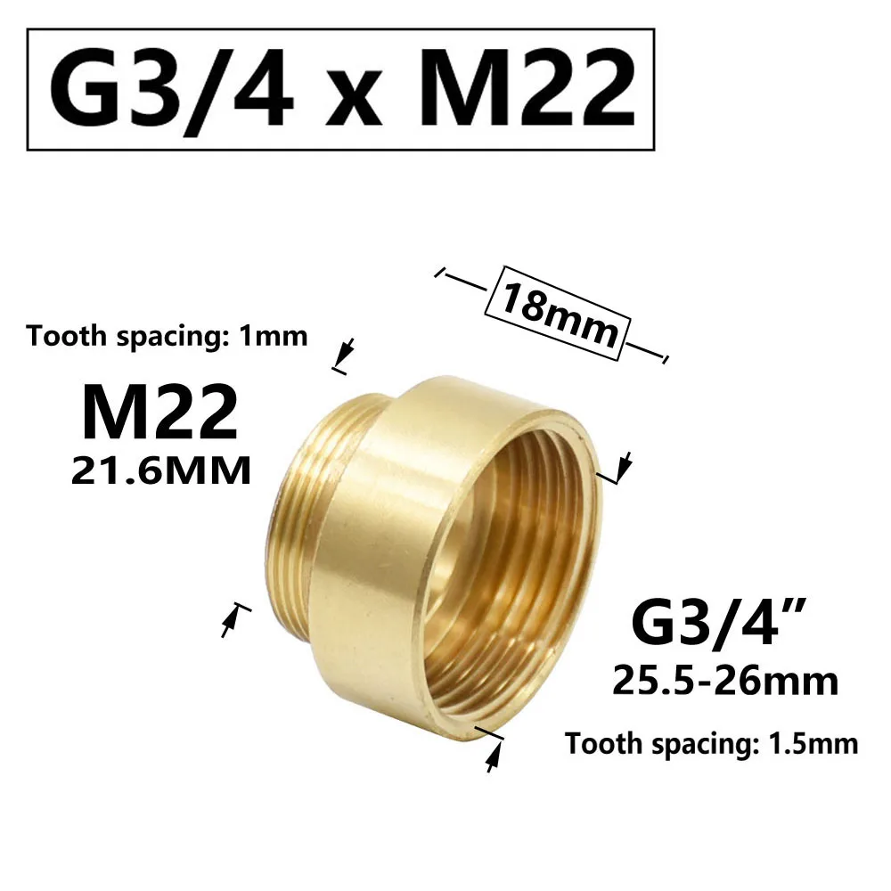 

Латунный соединитель XGYN M22 до 3/4 дюйма