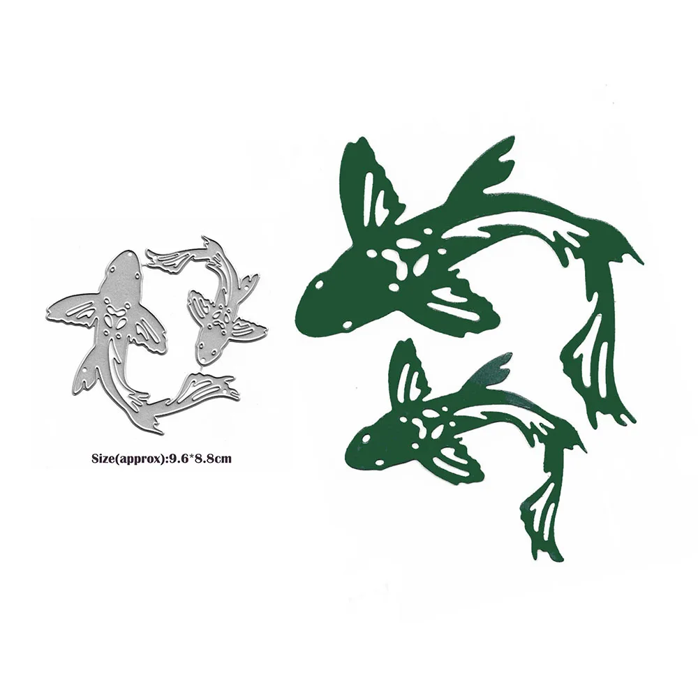 

Fish Metal Cutting Dies Cut Die Mold For Scrapbooking Album Cards Decor Crafts Fustelle Embossing Cut Stencil Mold Paper Cutter