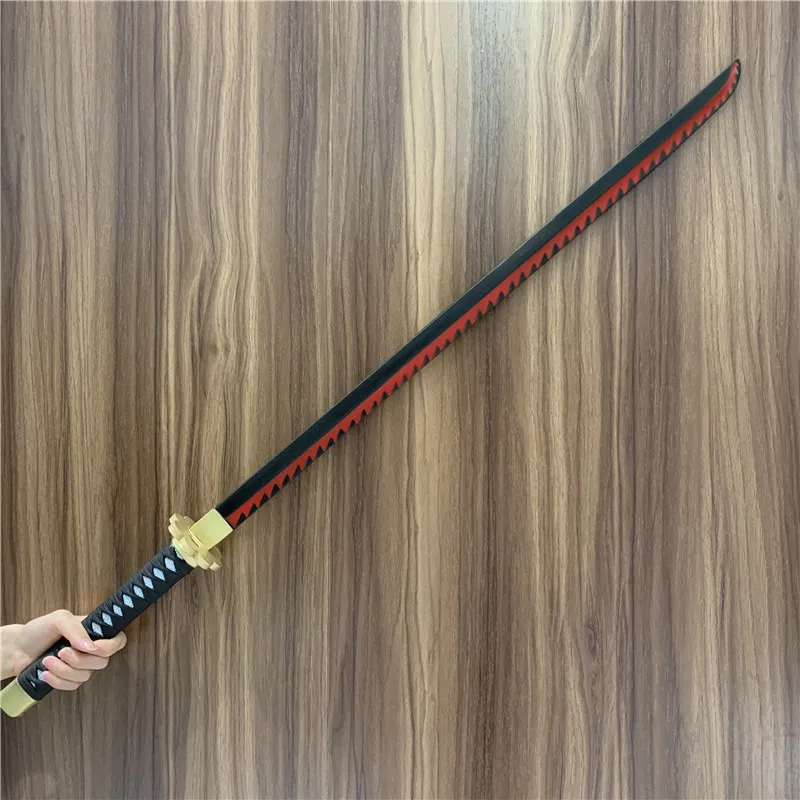 Фото 104 см Меч для косплея 1:1 Аниме One Piece Sword Roronoa Zoro Aki Mizu Меч Оружие Katana Ninja Нож Самурайская резина Необработанная №4