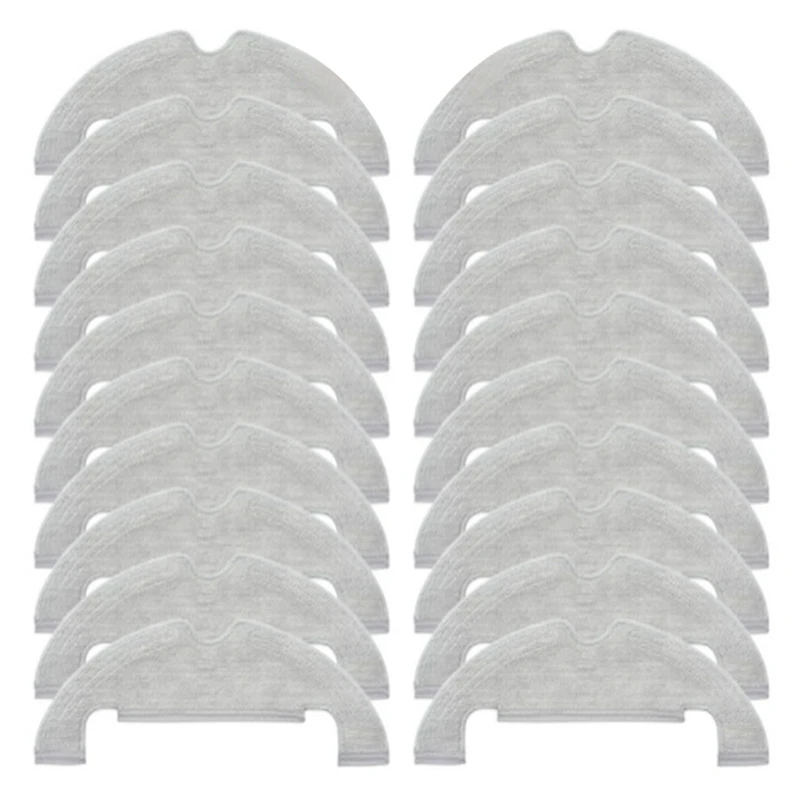 

20 PCS Replacement Mop Cleaning Cloth For Dreame Bot Z10 Pro L10 Plus Robot Vacuum Cleaner Spare Parts