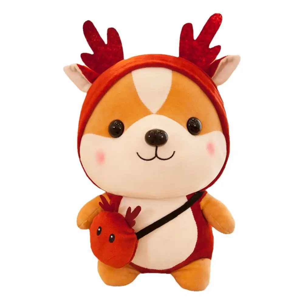 

Новинка 2022, 25-сантиметровая кукла-белка, милая плюшевая игрушка динозавра с превращением, Детская кукла, подарок для девочки на день рождени...