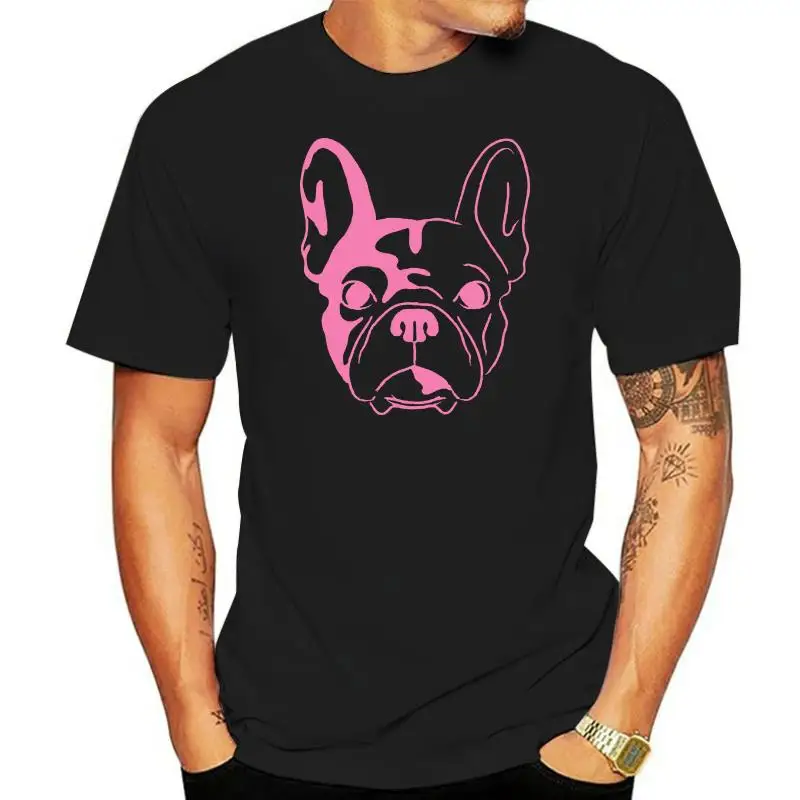 

2023, модная летняя Горячая Распродажа, футболка с французским розовым принтом и портретом собаки, модная Милая футболка для малышей, футболка