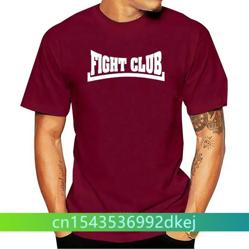 

New Fight Club Rule Number 1 Martialer Arts Club Mens Black T-Shirt Size S to 3XL Plus Size Casual Clothing