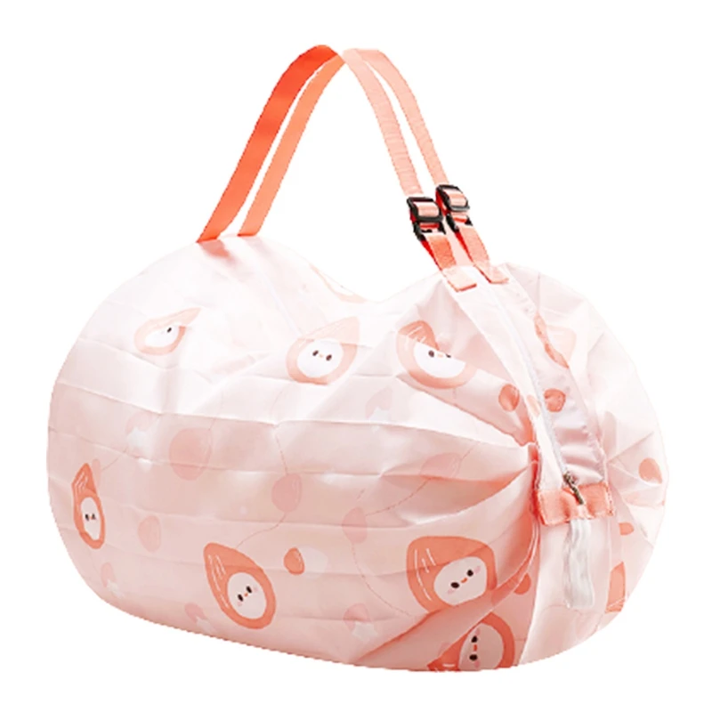 

ASDS-Foldable Oxford Storage Bag Large-Capacity Shopping Bag Multi-Purpose Environmental Protection Bag Handle Bag