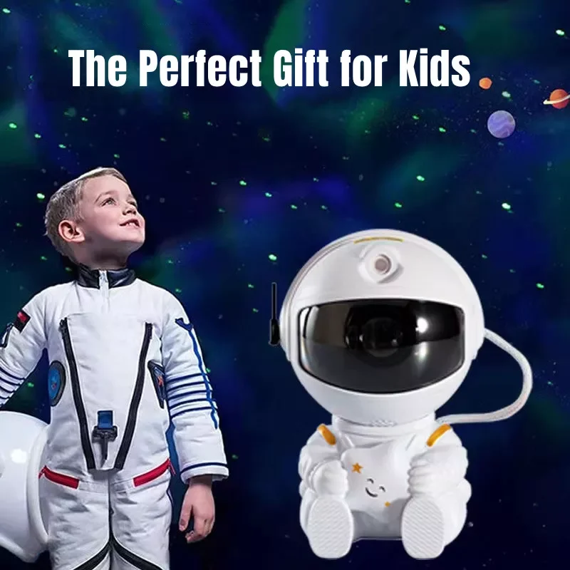 

Astronaut Star Projector Starry Sky Projector Galaxy Lamp Night Light For Decoration Bedroom Home Decorative Children Gifts