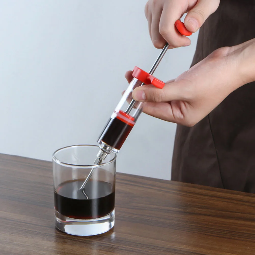 

Meat Syringes Marinade Injector BBQ Barbecue Beef Chicken Cooking Utensils Kitchen Tools Needles Seasoning Durable