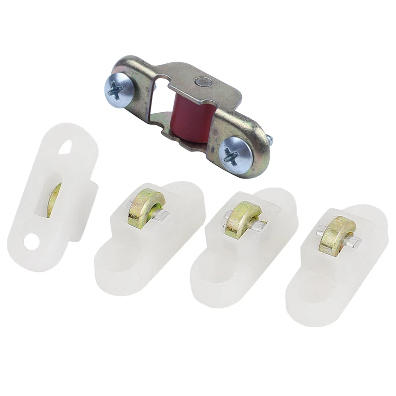 

8 Pcs Door Window Single Roller Wheel Door Window Pulley Sash Pulley, 4 Pcs 8Mm & 4 Pcs 12Mm