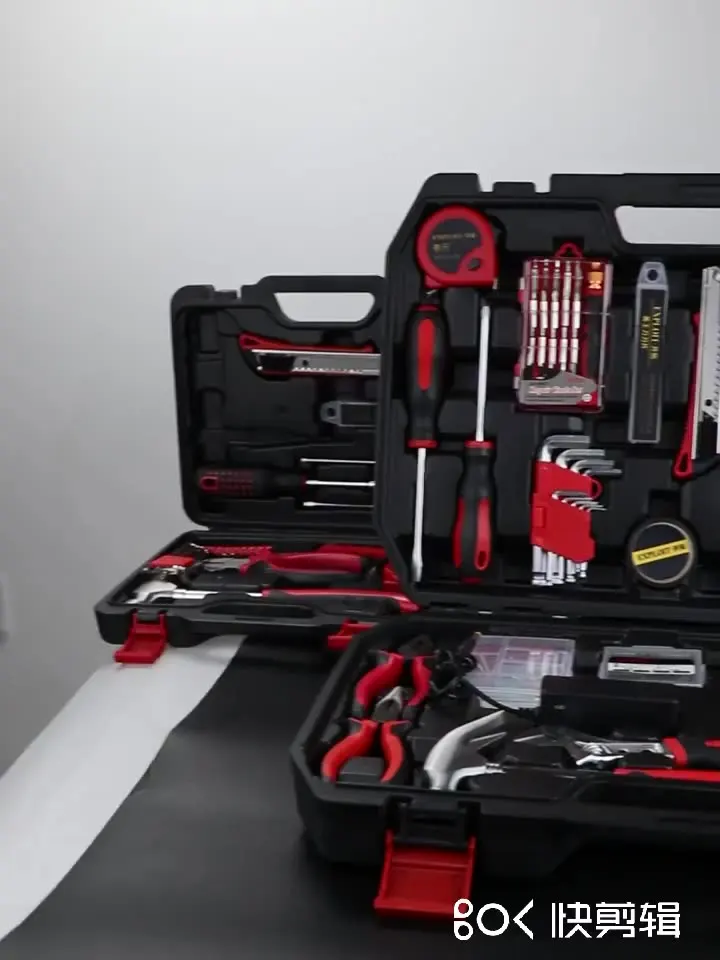 

New home electric drill 129 pieces of hardware combination tools Electrical maintenance toolbox multifunctional tool set