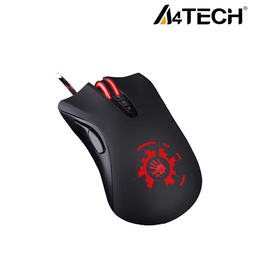 Мышь A4Tech Bloody A91 с микрооптическим переключателем игровой USB-проводной и