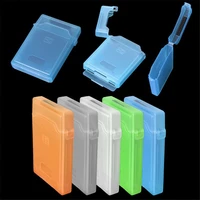 2 5 ide sata hdd external case hard drive disk protection plastic storage box case enclosure portable blue green color