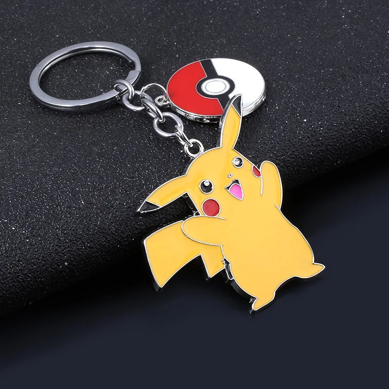 Покемон Пикачу брелок фигурки сплав Материал Брелок Украшение коллекционные