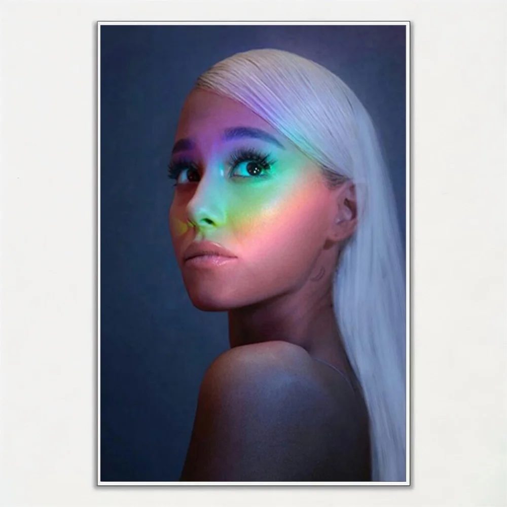 7 R-Rings A-Ariana G-Grande Poster Wall Art Home Decor Room Digital Painting Living Restaurant Kitchen